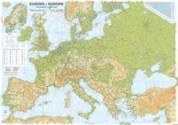 harta plastifiata europa fizica 70 x 50cm amco press