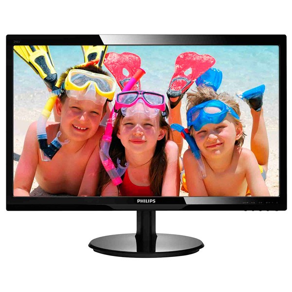 Monitor LED 24" Full HD negru PHILIPS 246V5LHAB/00