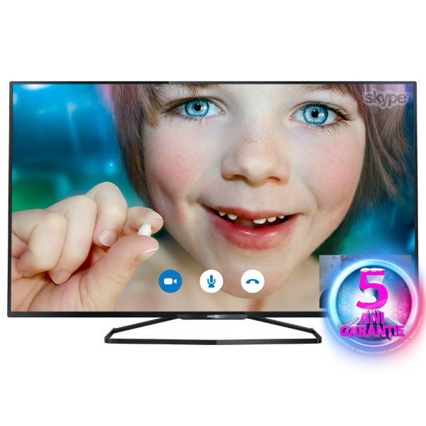 Televizor LED Smart Full HD 3D 107 cm PHILIPS 42PFH6109/88