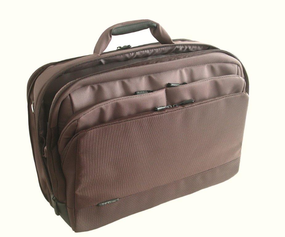 Geanta pentru laptop 15.6\'\' material textil maro FELLOWES Thrio Comfort Expandable