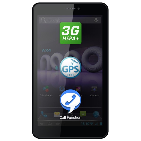Tableta Wi-Fi + 3G 7.0" Dual Core Cortex A7 1.3GHz 4GB negru ALLVIEW AX4 Nano