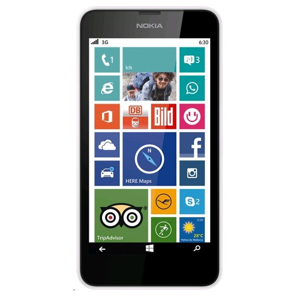Smartphone Dual Sim 4.5" 5MP 4G Wi-Fi Bluetooth black NOKIA Lumia 630
