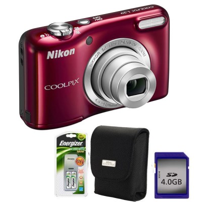 Camera foto digitala 16.1 Mp 5x 2.7 inch geanta + incarcator + card SD 4GB NIKON Coolpix L29