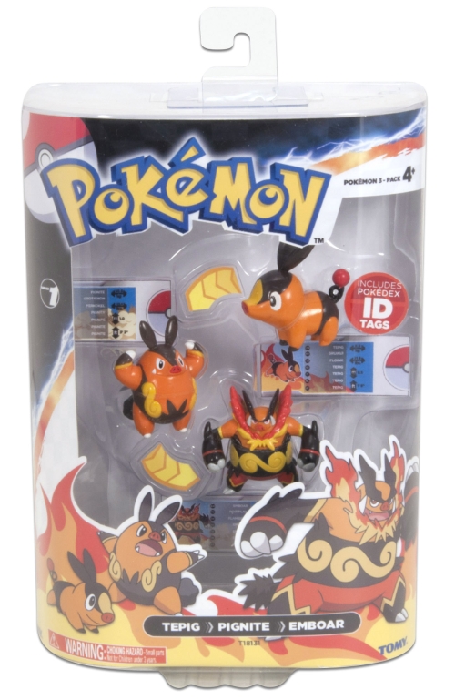 Set 3 figurine Pokemon evolution TOMY