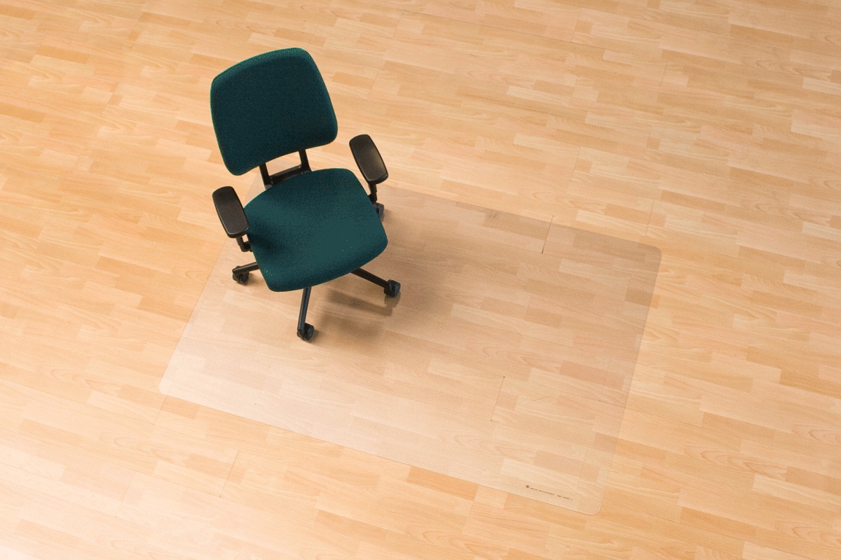 protectie podea pentru suprafete dure forma o 200 x 120cm rs office ecoblue