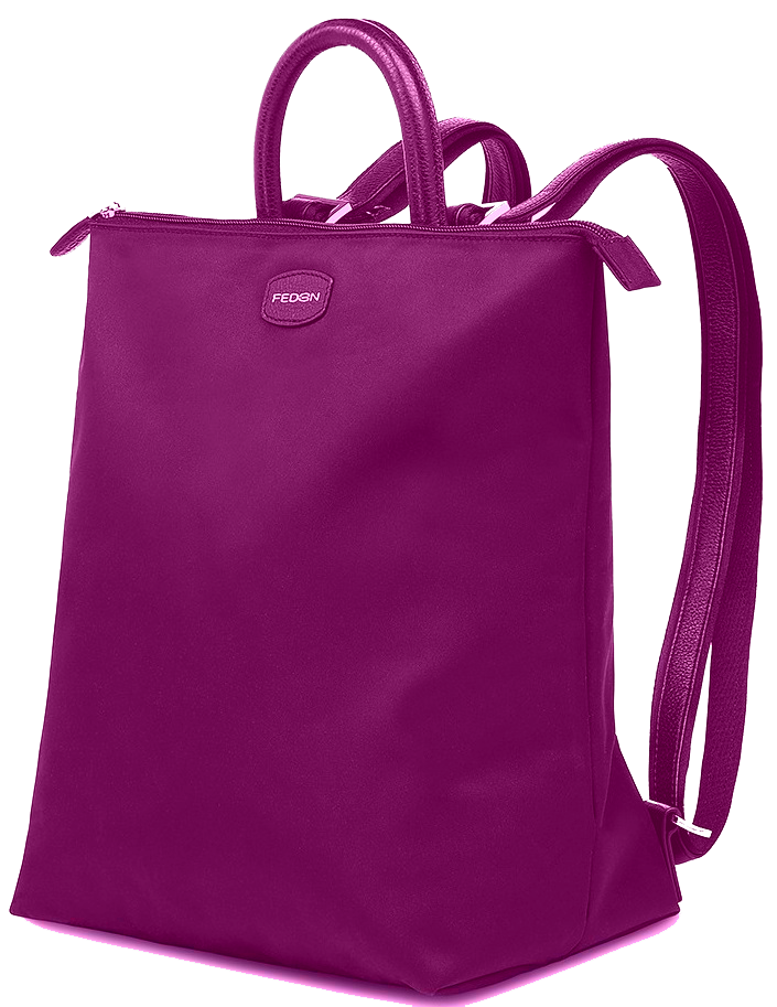 rucsac dama ciclamen material textil fedon sofia sf-backpack