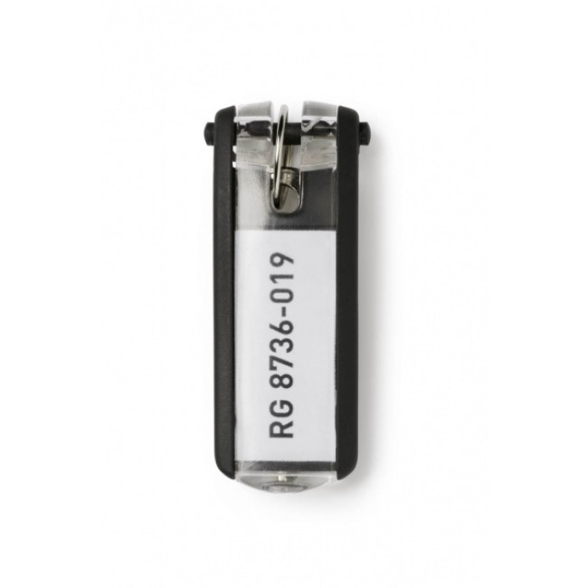 etichete pentru chei 6 bucati/pachet negru durable title=etichete pentru chei 6 bucati/pachet negru durable