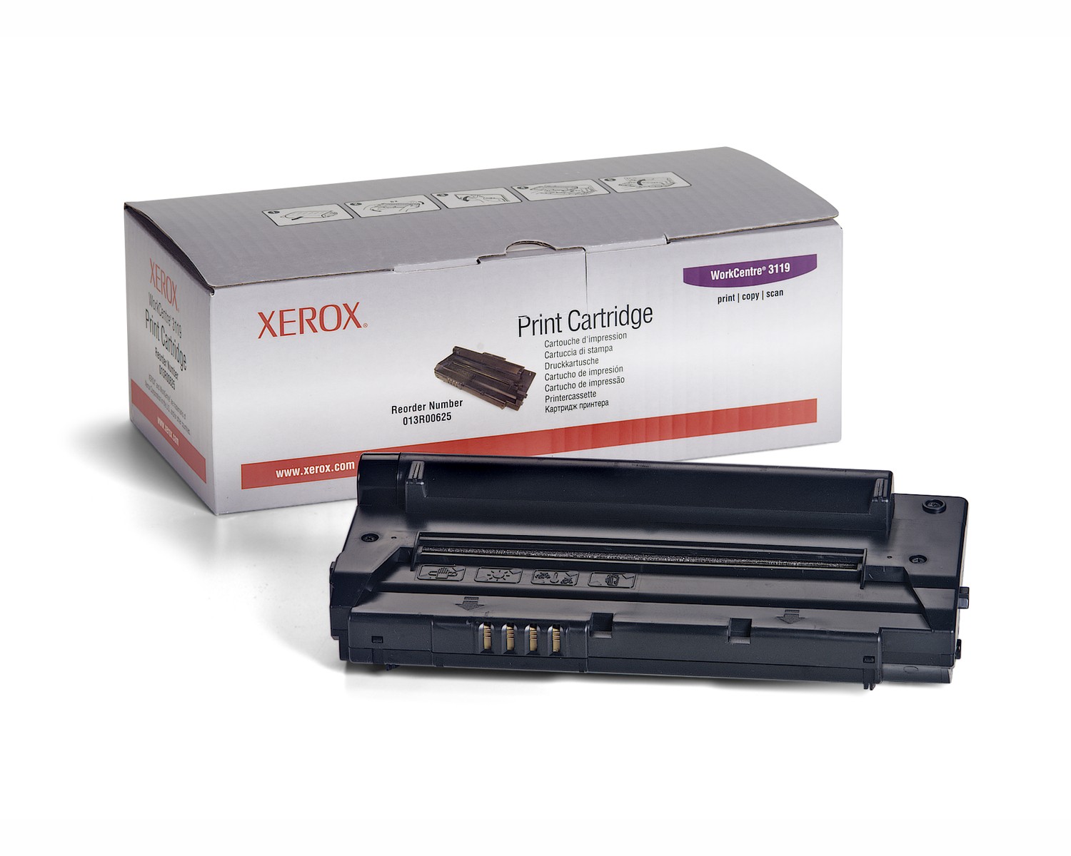 Toner, black, XEROX 013R00625