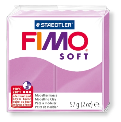 Plastilina pt. modelaj, 56gr, lila (lavender), STAEDTLER Fimo Soft