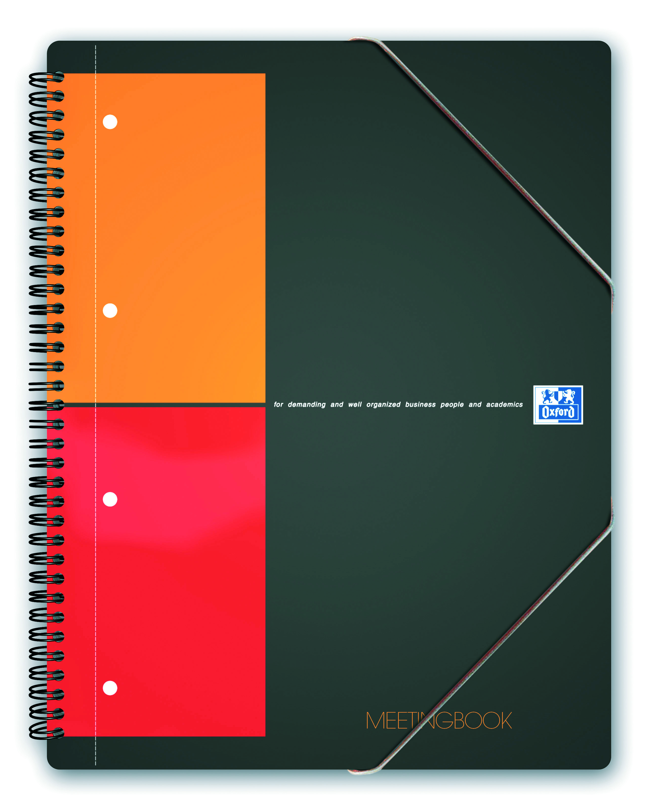 Caiet pentru birou cu spira, A4+, 80 file, matematica, OXFORD MeetingBook