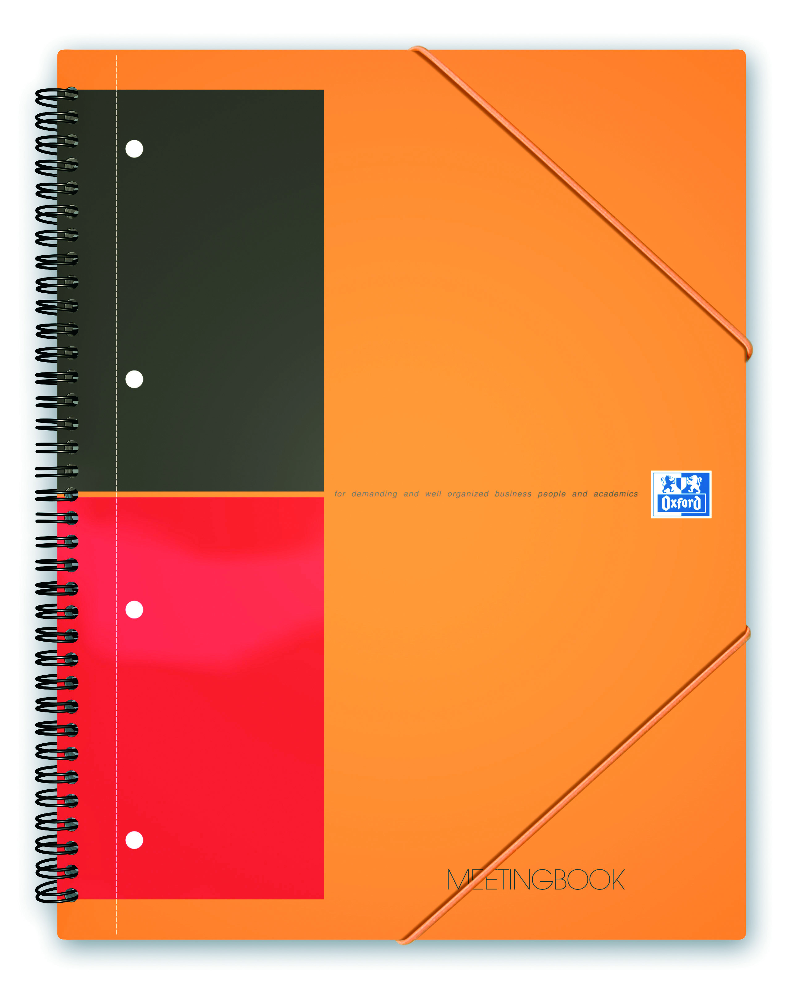 Caiet pentru birou cu spira, A4+, 80 file, dictando, OXFORD MeetingBook