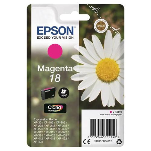 Cartus, Magenta, EPSON C13T18034010