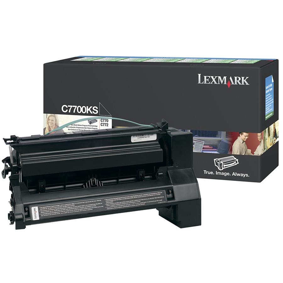 Toner, black, LEXMARK C7700KS