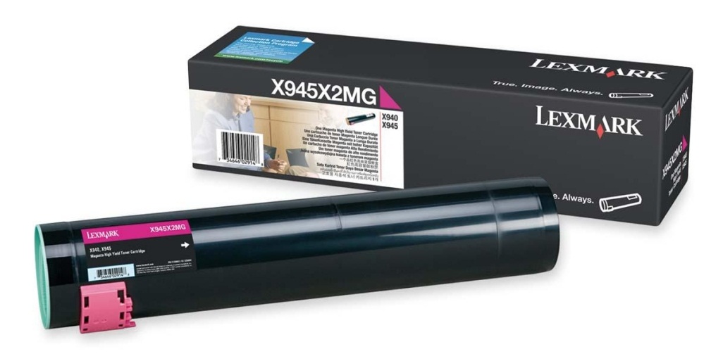 Toner, magenta, LEXMARK X945X2MG