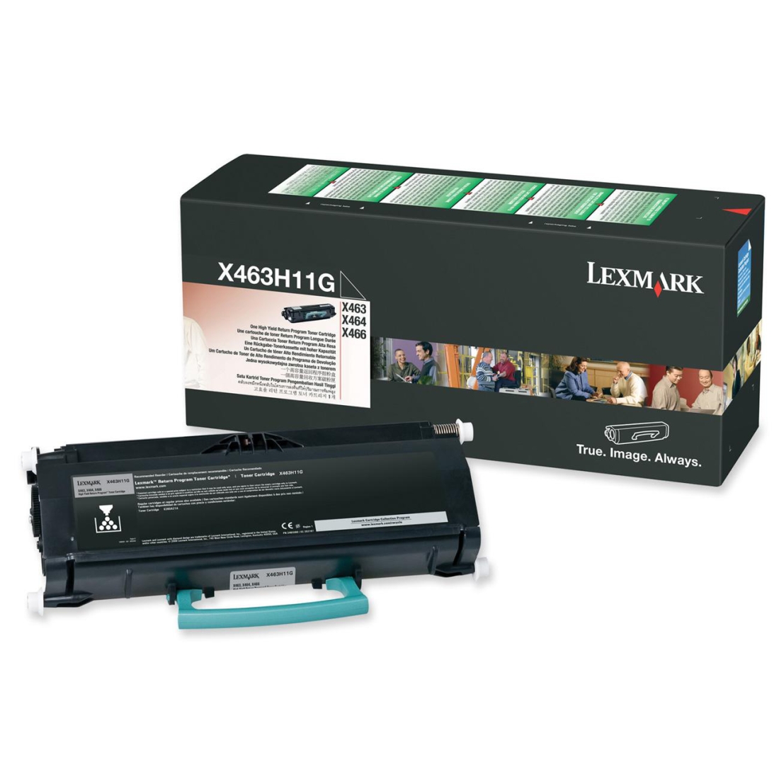 Toner, black, LEXMARK X463H11G