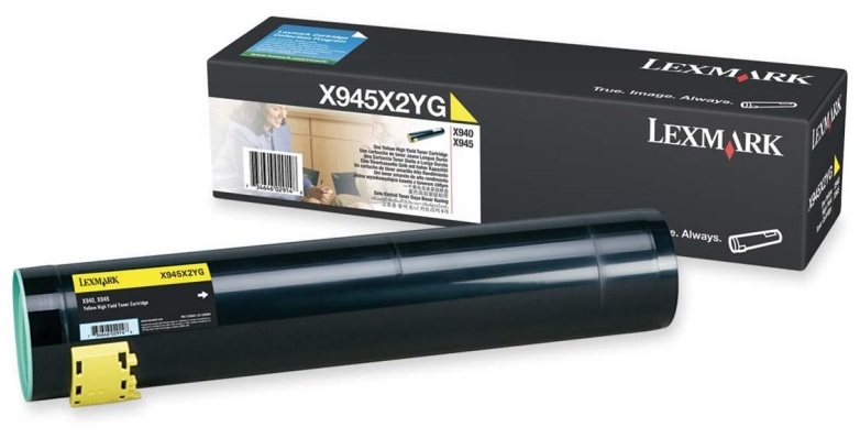 Toner, yellow, LEXMARK X945X2YG