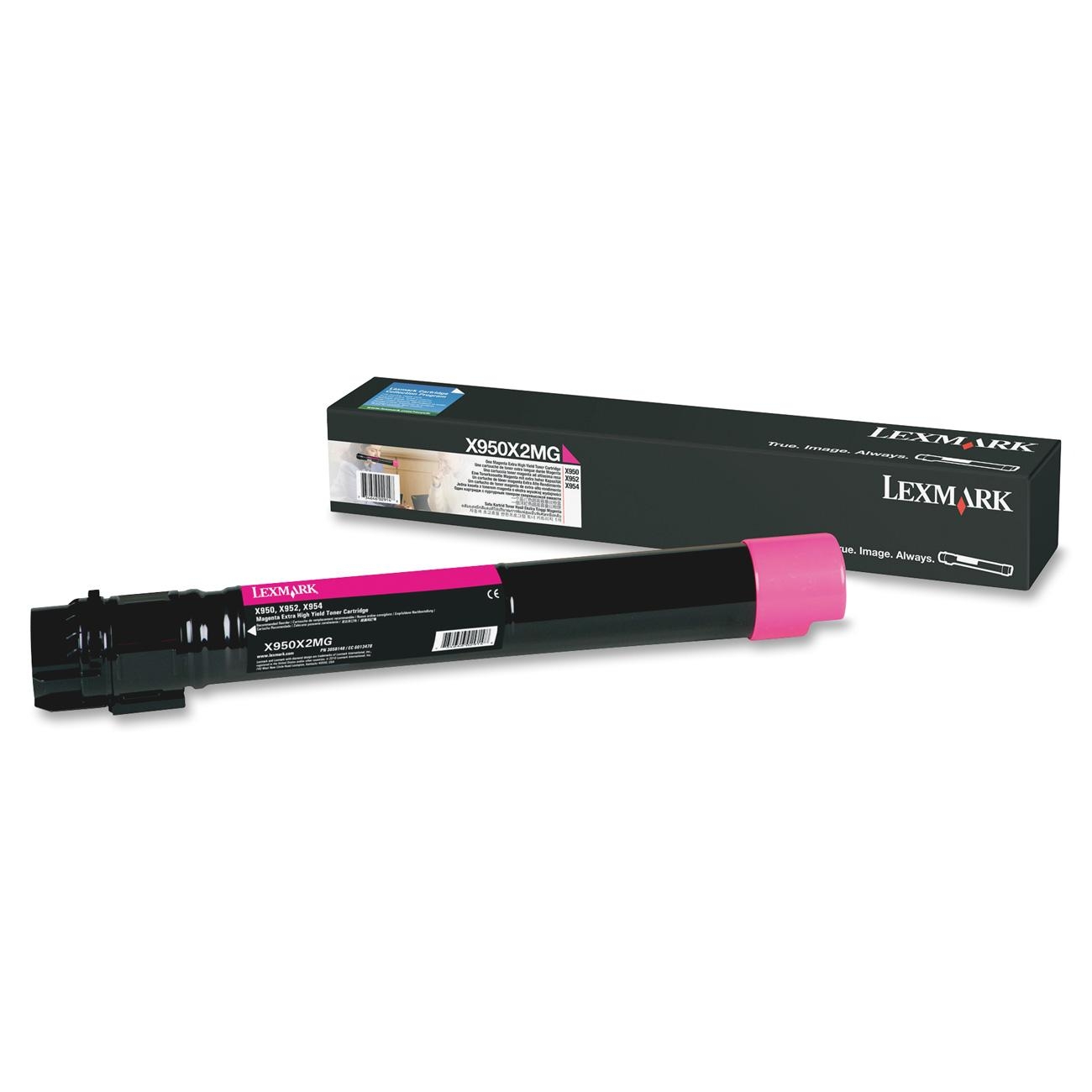 Toner, magenta, LEXMARK X950X2MG