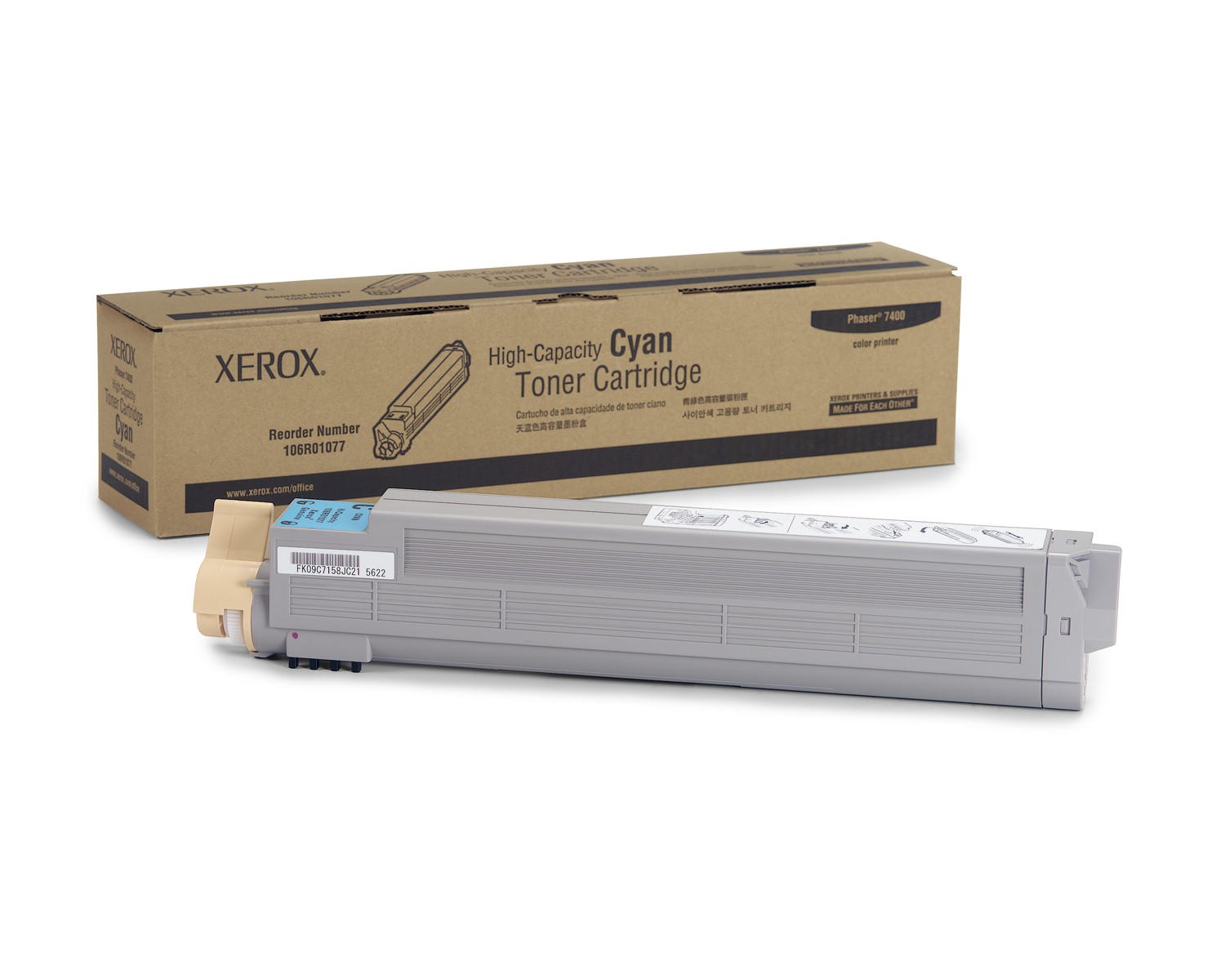 Toner, cyan, XEROX 106R01077