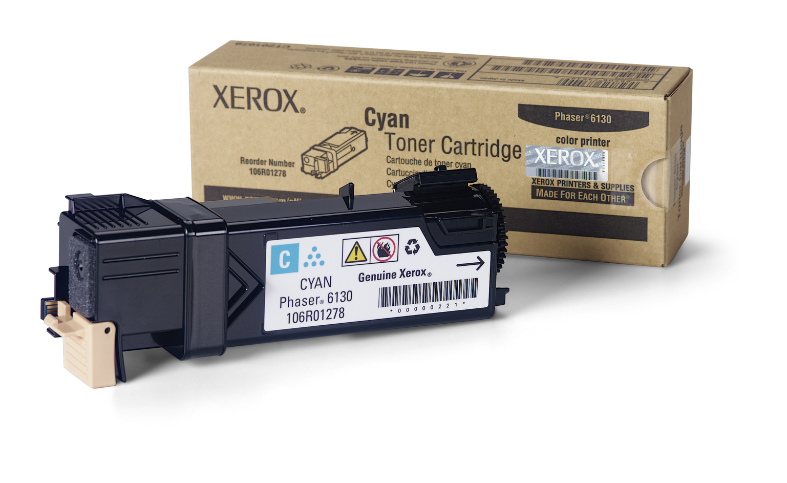 Toner, cyan, XEROX 106R01282