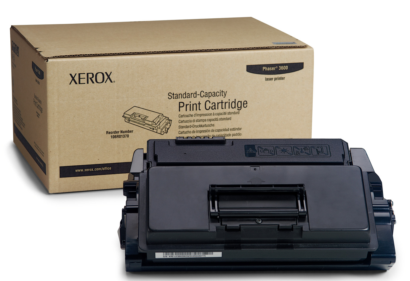 Toner, black, XEROX 106R01370