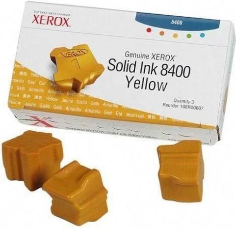 Cartus, yellow, 3 sticks, XEROX 108R00607