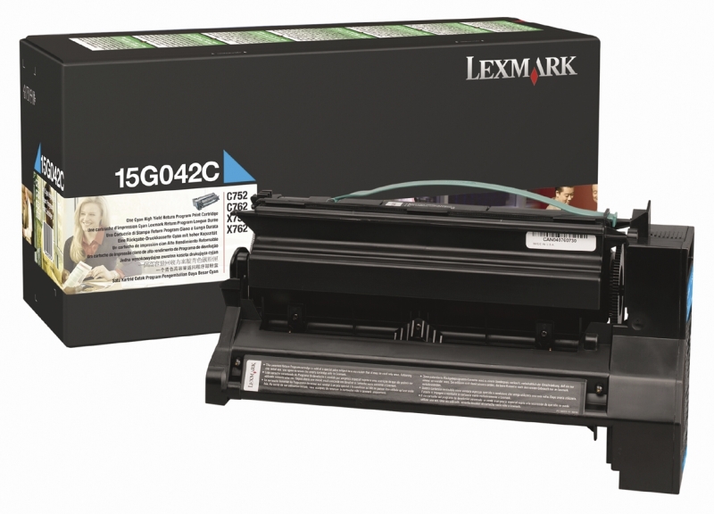 Toner, Cyan, LEXMARK 15G042C