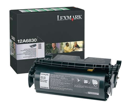 Toner, black, LEXMARK 12A6830