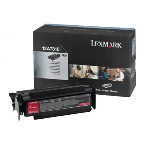 Toner, black, LEXMARK 12A7310