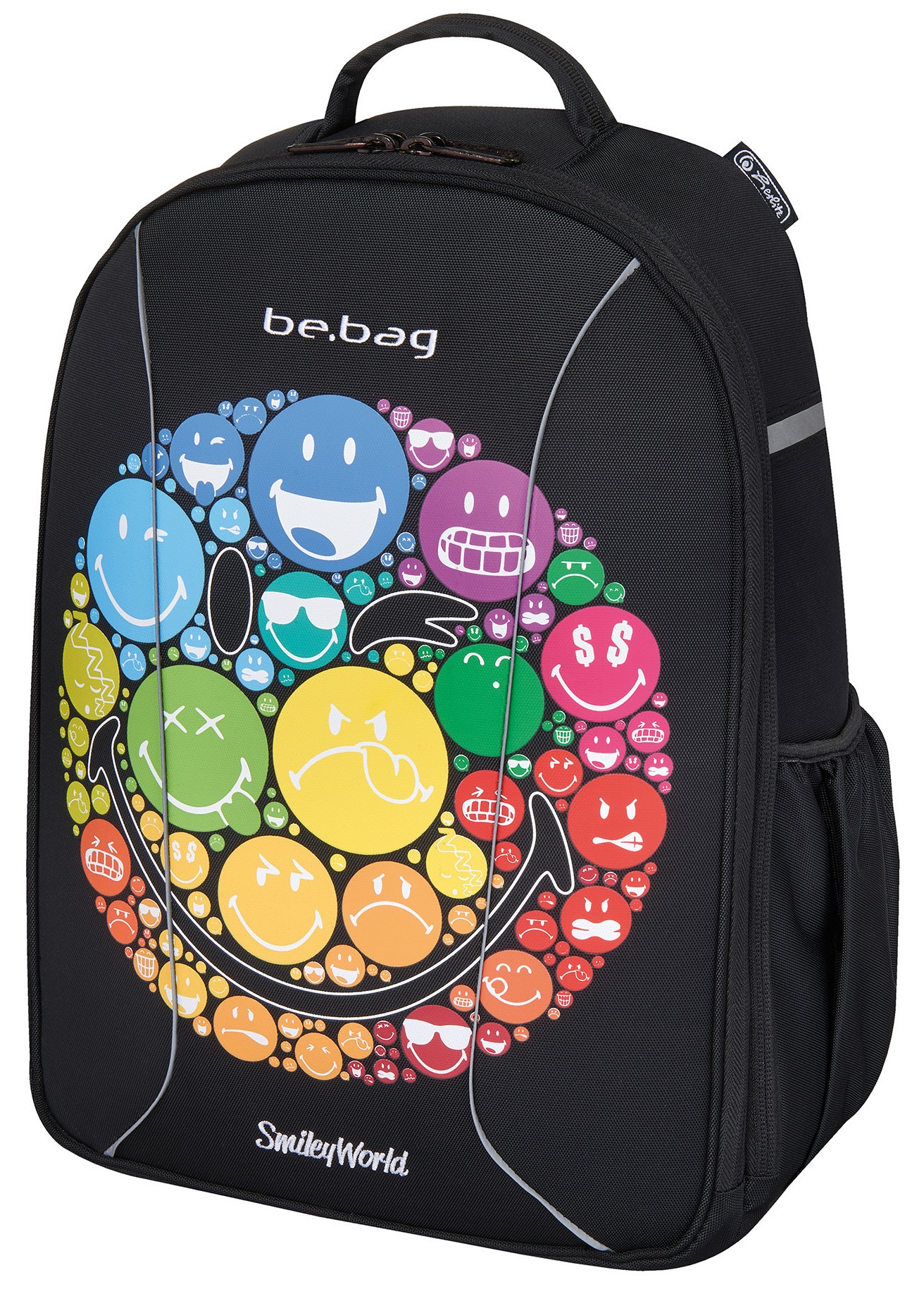 Rucsac ergonomic HERLITZ Be.Bag Airgo Smiley World Rainbow