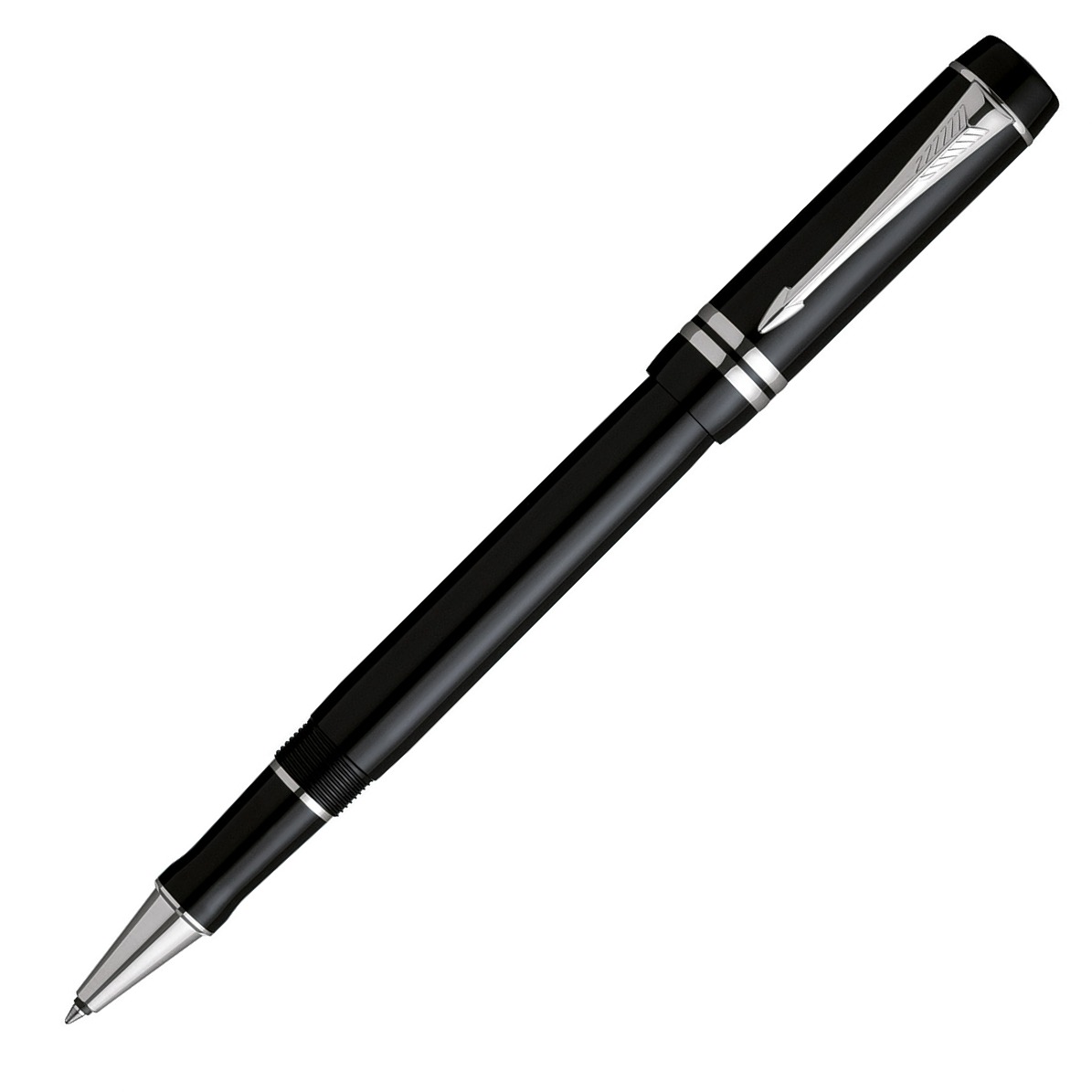 Roller, PARKER Duofold Black Platinum PT