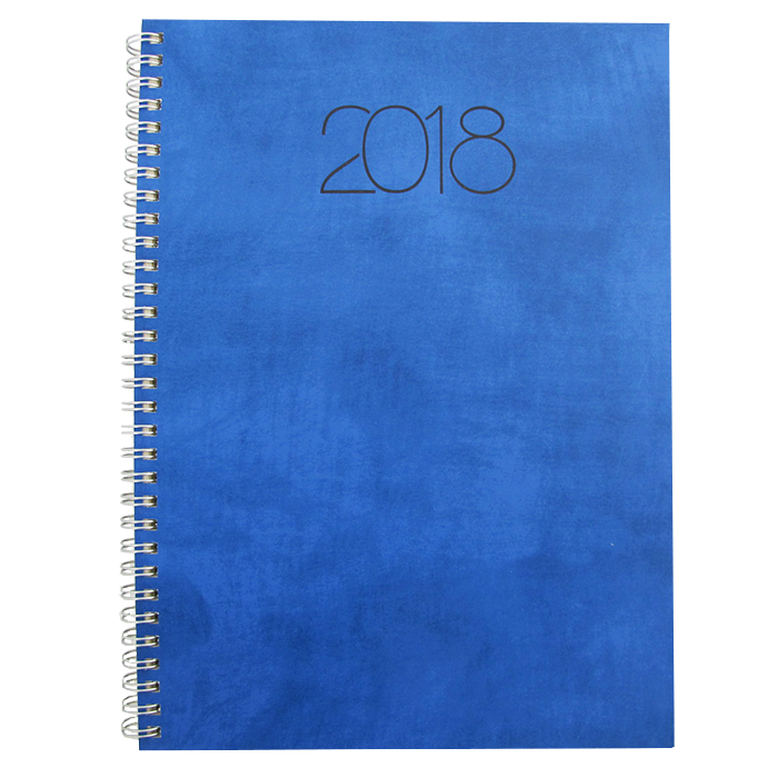 Agenda 2019, A4, datata - saptamanal, bleu, NUANCE
