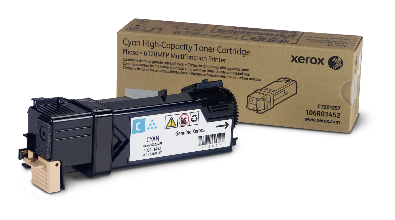 Toner, cyan, XEROX 106R01456