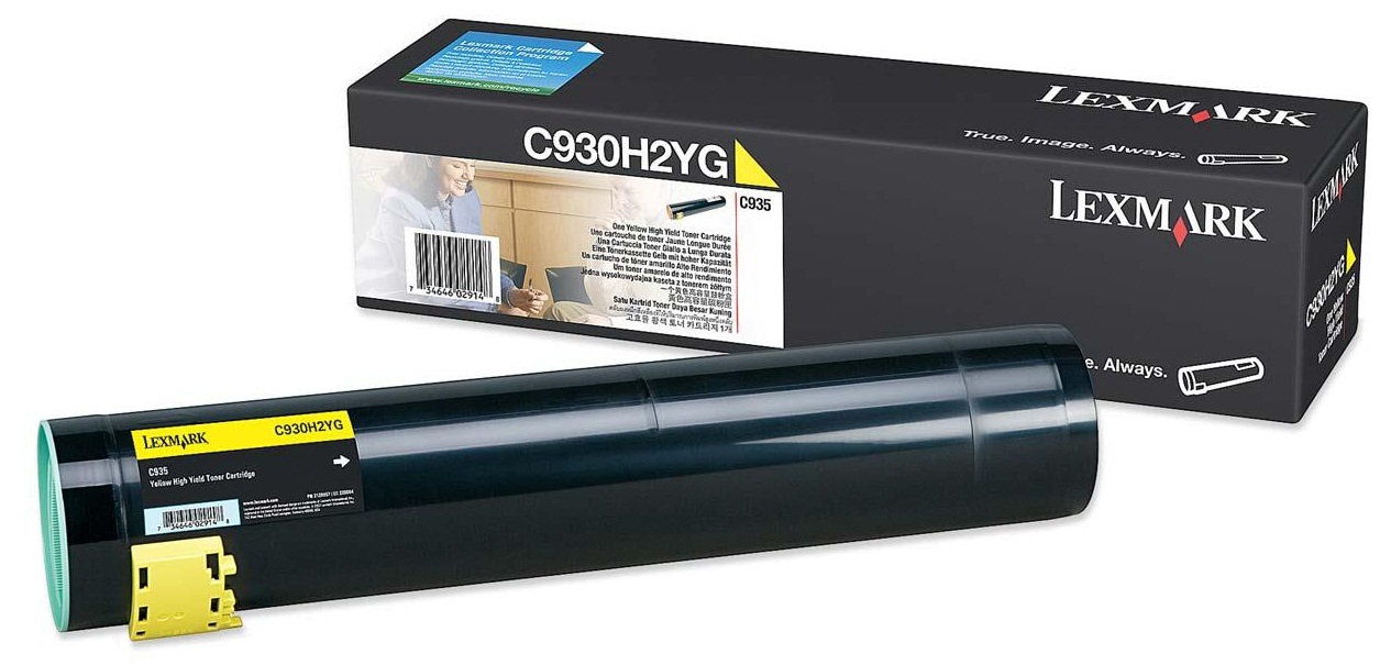 Toner, yellow, LEXMARK C930H2YG