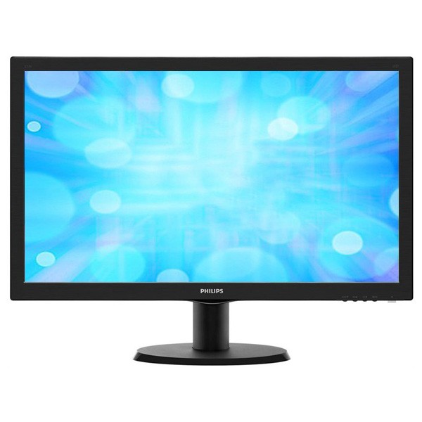 Monitor LED 23.6"" Full HD, negru, PHILIPS 243V5LHAB/00