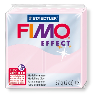 Plastilina pt. modelaj, 56gr, roz (rose quartz), STAEDTLER Fimo Effect
