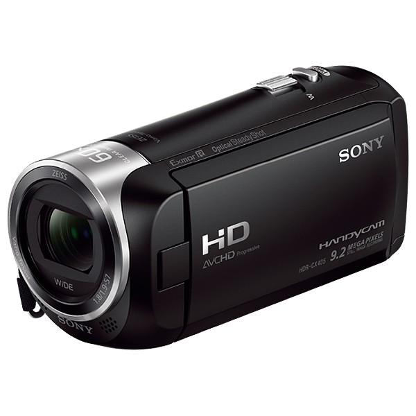 Camera video Full HD, 30x, 2.7 inch, negru, SONY HDR-CX405B