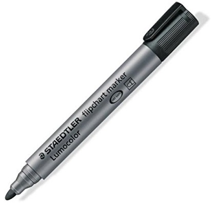 Marker pentru flipchart, 2.0mm, negru, STAEDTLER Lumocolor 356