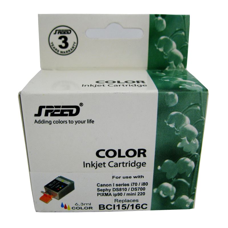 Cartus compatibil color CANON BCI-16C SPEED