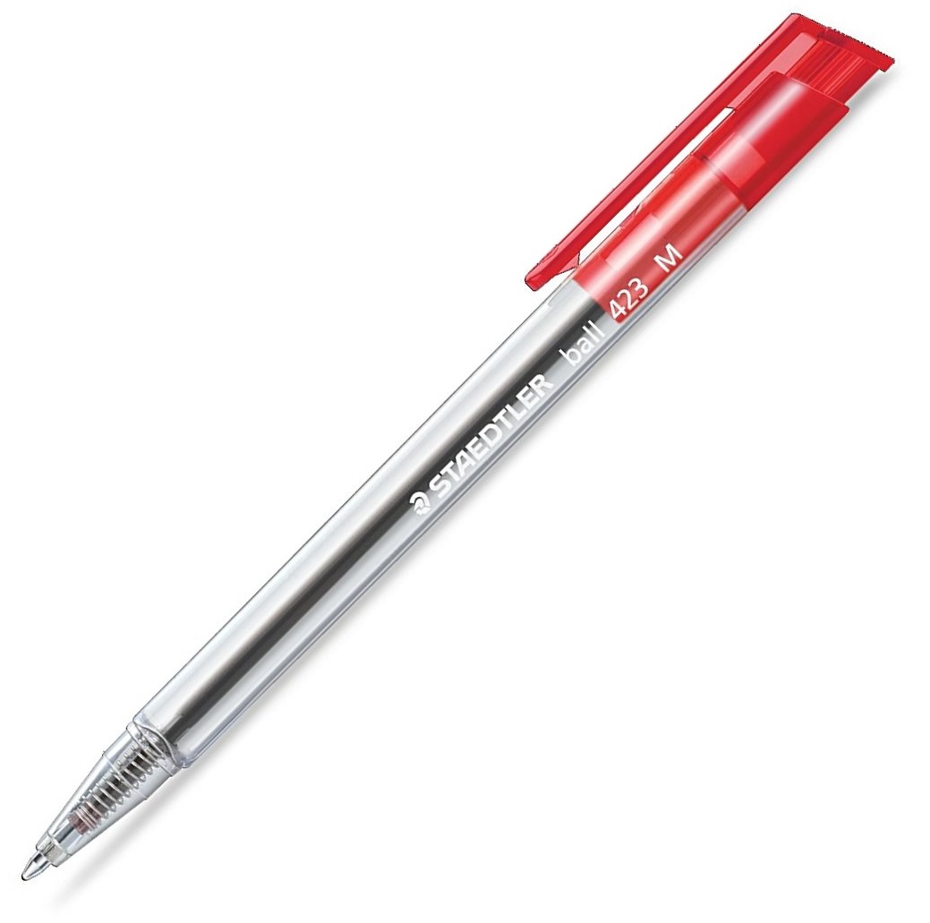 Pix cu mecanism, M, rosu, STAEDTLER 423 Triplus