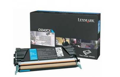 Toner, cyan, LEXMARK C5342CX