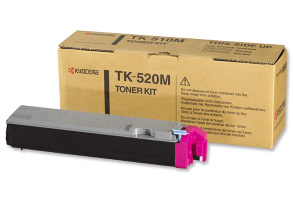 Toner, magenta, 4000 pagini, KYOCERA TK-520M