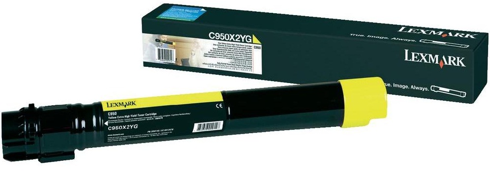 Toner, yellow, LEXMARK C950X2YG