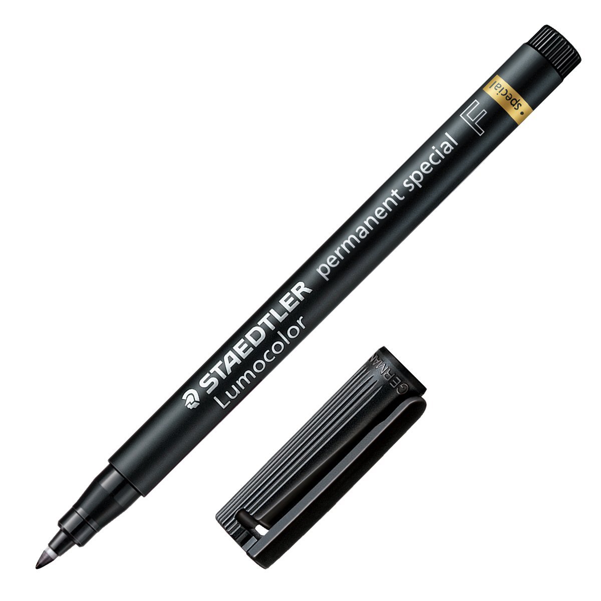 Marker permanent, special, 0.6mm, negru, STAEDTLER Lumocolor