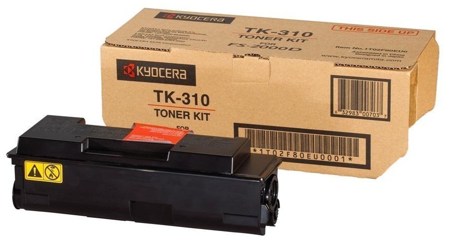 Toner, black, 12.000 pagini, KYOCERA TK-310