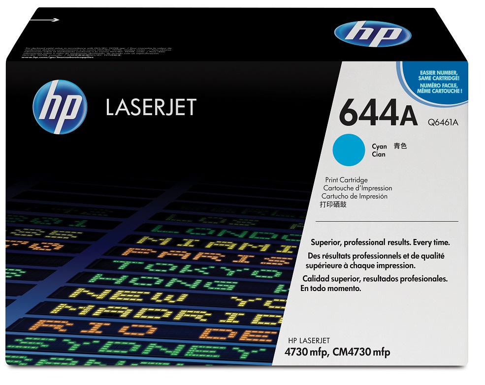 Toner, cyan, Nr. 644A. HP Q6461A