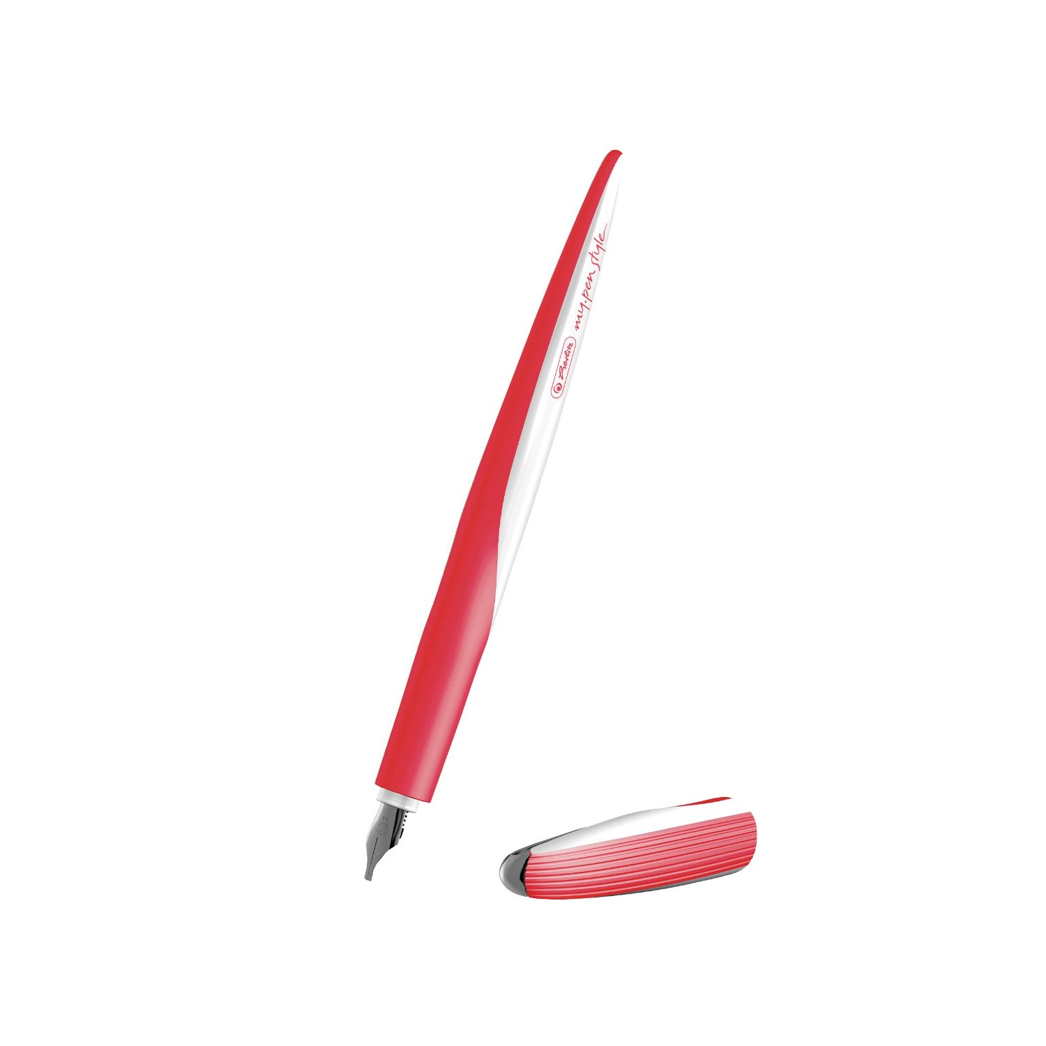 Stilou caligrafie penita 1.4 HERLITZ my.pen Style Glowing Red