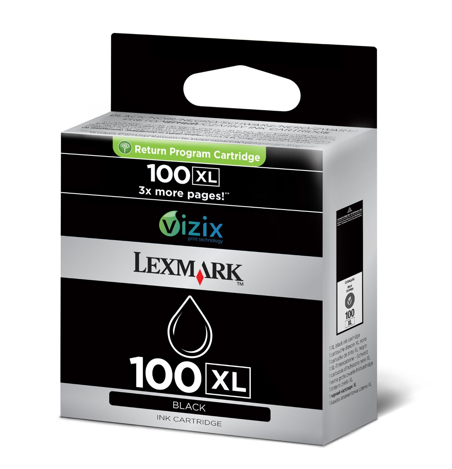 Cartus, black, nr. 100XL, LEXMARK 14N1068E