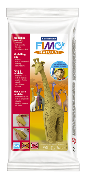 Plastilina pt. modelaj, 350gr, mustar (mustard flower), STAEDTLER Fimo Air Natural