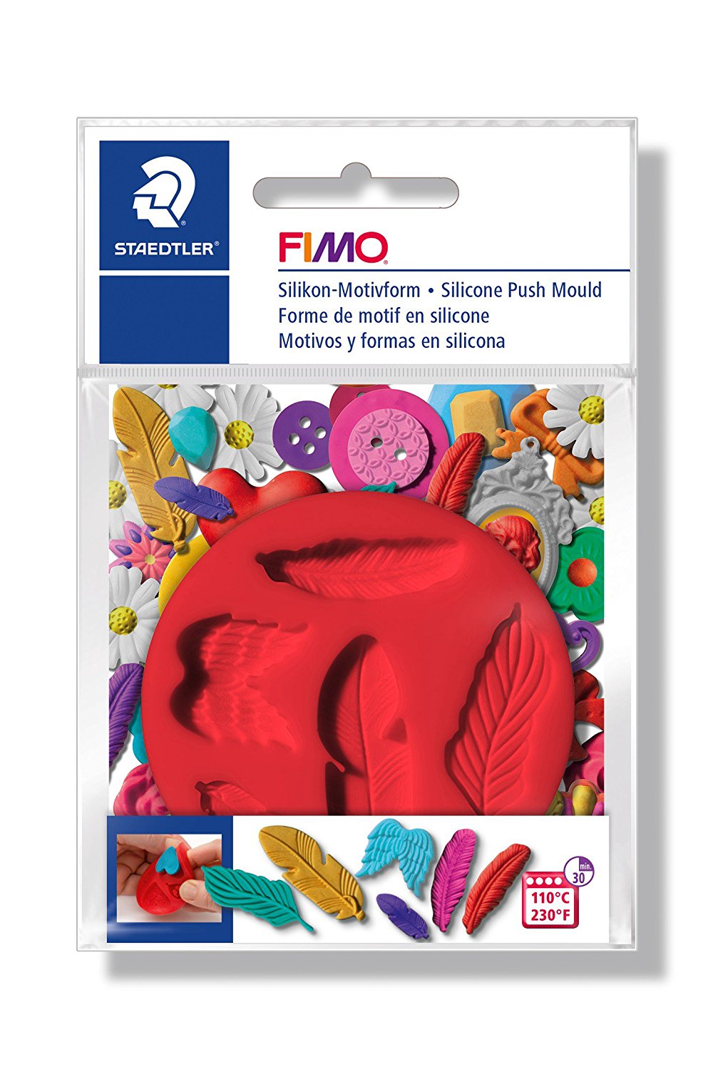 Set accesorii, FIMO Forme Feathers, STAEDTLER