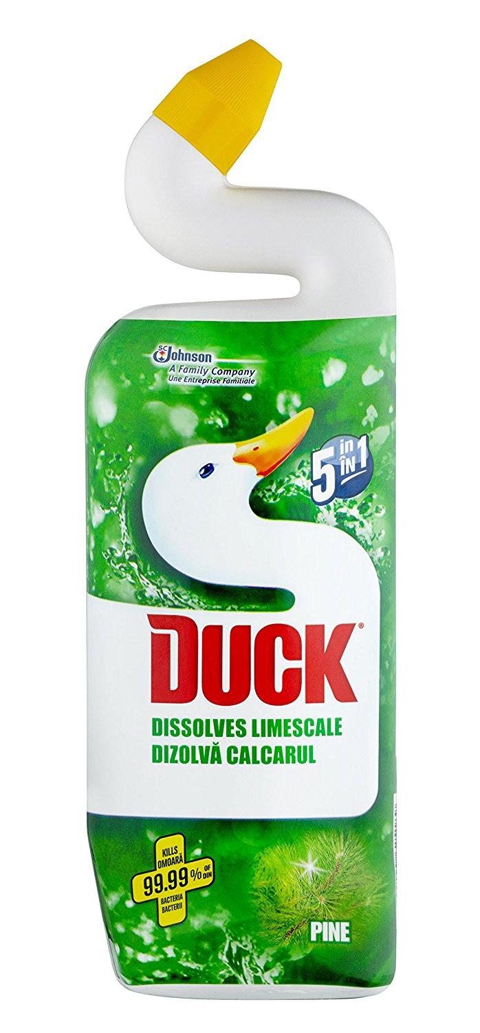 Dezinfectant lichid pentru WC, 750ml, DUCK 5-in-1 Pine